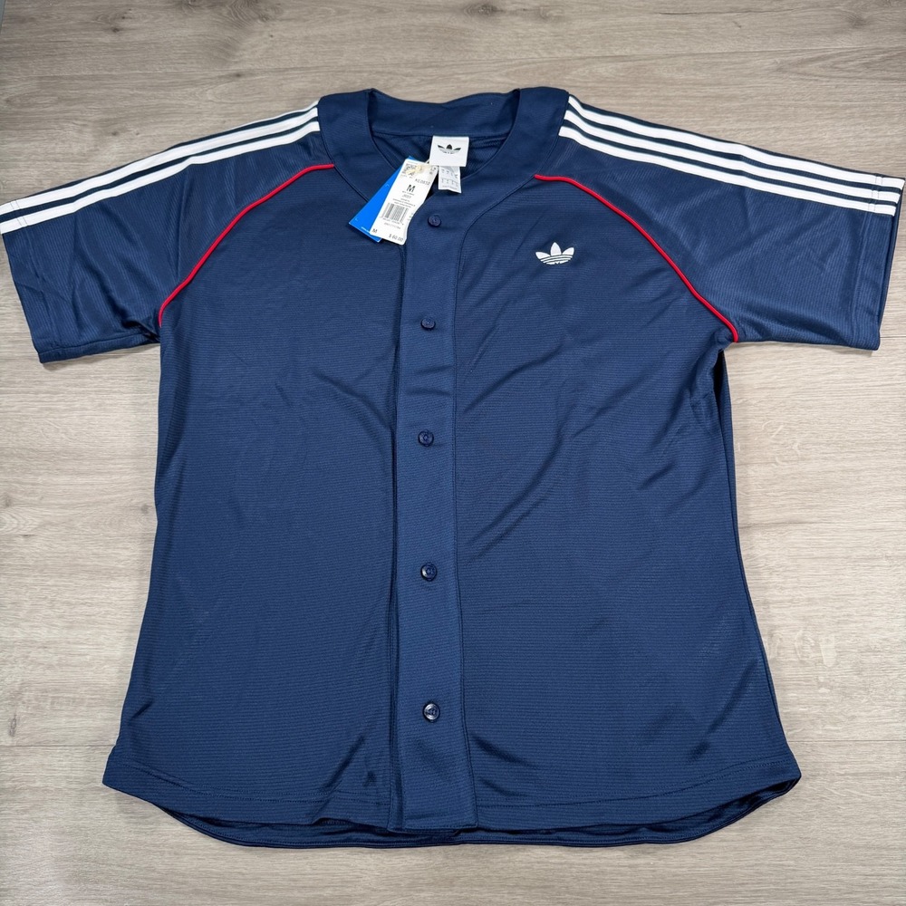 Adidas Originals Trefoil Summer Jersey Baseball Streetwear Mens Medium KE0832
